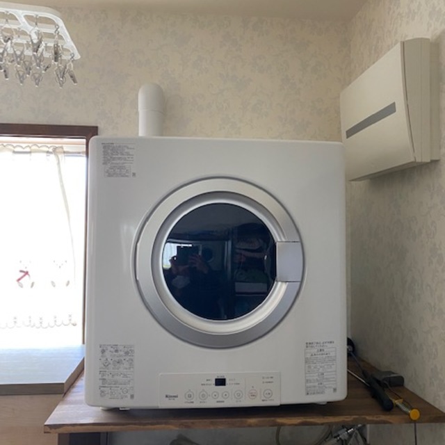 倉敷市 某住宅 衣類乾燥機設置及びガス設備の画像